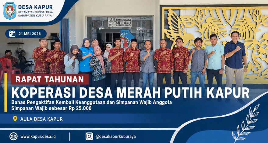 Rapat Tahunan Koperasi Desa Merah Putih Kapur Bahas Pengaktifan Kembali Keanggotaan dan Simpanan Wajib Anggota