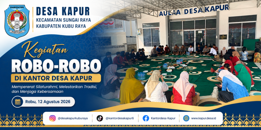 Pemdes Kapur Gelar Kegiatan Robo-Robo