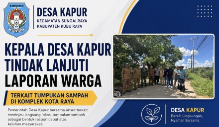 TINDAK LANJUT LAPORAN WARGA