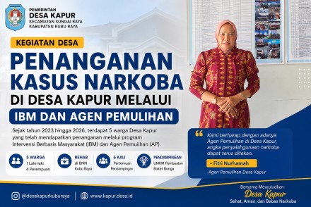 PENANGANAN KASUS NARKOBA DI DESA KAPUR