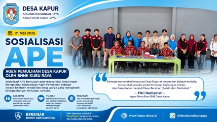 SOSIALISASI APE OLEH BNNK KKR