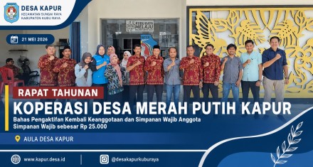 RAPAT TAHUNAN KOPDES MERAH PUTIH