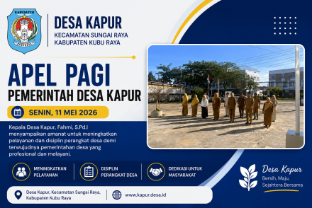 APEL PAGI 11 MEI 2026